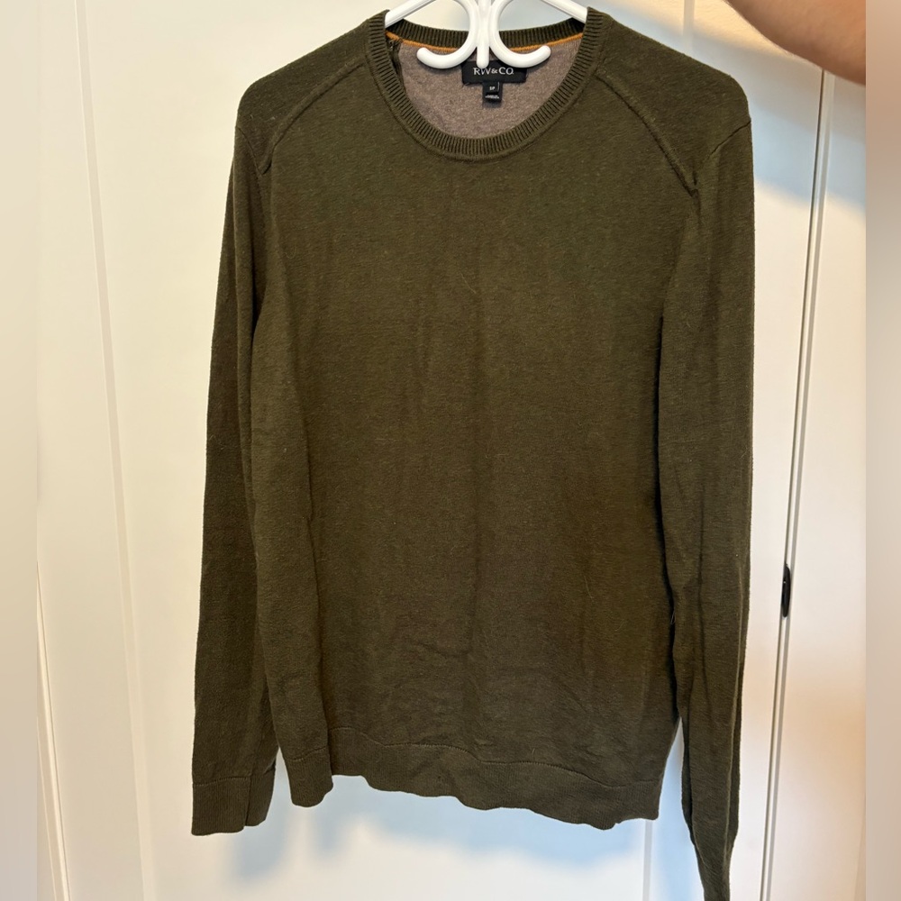 RW&CO. Olive Green Men's Sweater